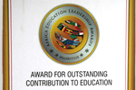 Outstanding Leadership and Contribution to Eduacation Award