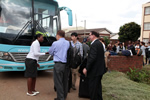 The korean delegation from handong global university arriving at the Harare Institute of Technology for the Global Entrepreneurship Training (Southern Africa) Zimbabwe 2016