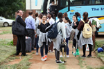 The korean delegation from handong global university arriving at the Harare Institute of Technology for the Global Entrepreneurship Training (Southern Africa) Zimbabwe 2016