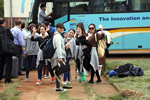 The korean delegation from handong global university arriving at the Harare Institute of Technology for the Global Entrepreneurship Training (Southern Africa) Zimbabwe 2016